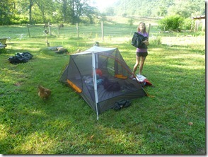 Our campsite