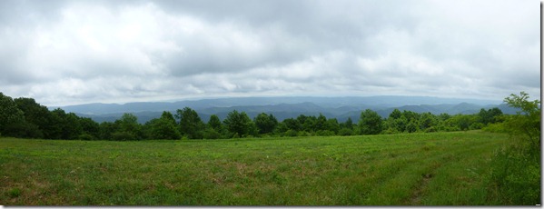 Panoramic from Chestnut Ridge